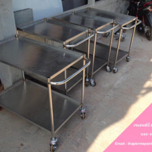 รถเข็นวางของ 2 ชั้น ขนาด 52X92x80 cm.
